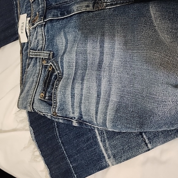 NEW Anthropologie Pistola Lennon High Rise Graduated Crop Boot Jeans Distressed - Picture 5 of 13